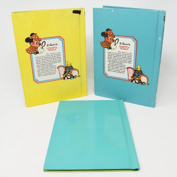 Lot Disney Books Rescuers Lambert Sheepish Lion Bambi Grows Up Hardcover VTG 70s - Picture 2 of 16